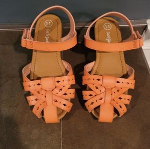 Orange/Tan sandals